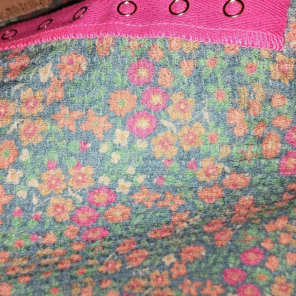 New Natural Life Floral Waffle Top, NWT, Sz Large - Picture 9 of 9